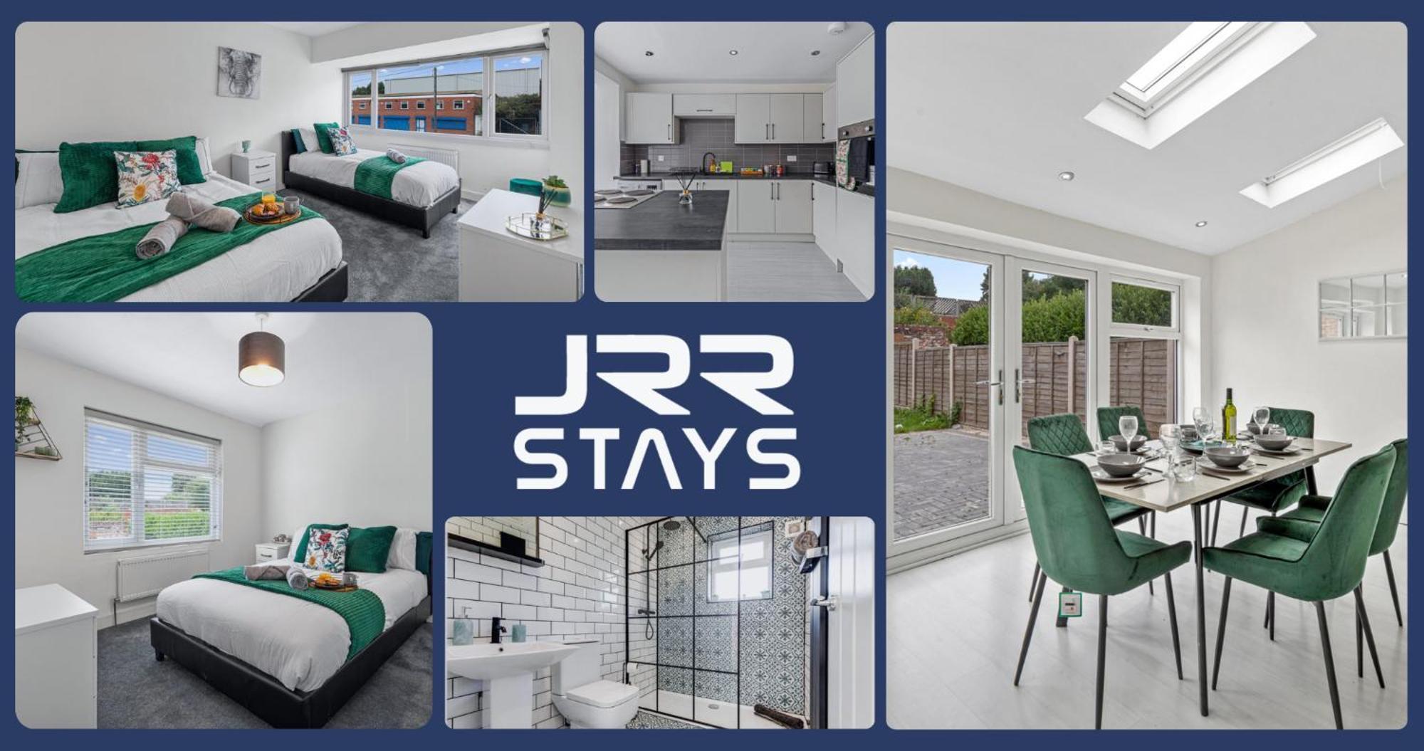 Tipton 3 Bedroom House Garden Sleeps 7 - Jrr Stays Coseley Екстер'єр фото